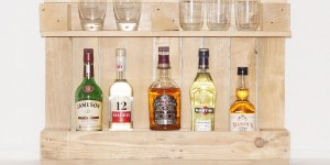 Beitragsbild des Blogbeitrags Minibar aus Paletten – DIY
