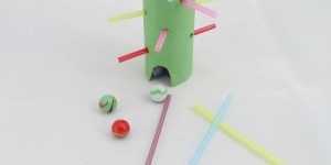 Beitragsbild des Blogbeitrags Trinkhalm-Spiel mit Murmeln