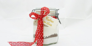 Beitragsbild des Blogbeitrags Backmischung im Glas – Rezept