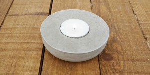 Beitragsbild des Blogbeitrags Kerzenhalter aus Beton