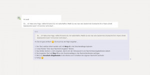 Beitragsbild des Blogbeitrags Teams Chat-Nachrichten direkt beantworten 
