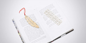 Beitragsbild des Blogbeitrags Lesezeichen aus Holz