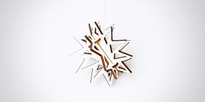 Beitragsbild des Blogbeitrags 3D-Stern Christbaum-Anhänger