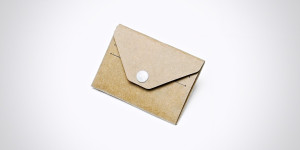 Beitragsbild des Blogbeitrags Geldtasche aus Laser-Leder
