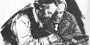 Beitragsbild des Blogbeitrags Marx und Engels – Stationen ihres Lebens