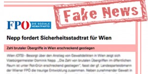 Beitragsbild des Blogbeitrags FPÖ: Schwurbel, Schwurbel und verstör – da muss ne Fake News her