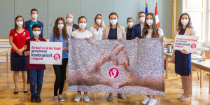 Beitragsbild des Blogbeitrags Justizministerin Zadić empfing Initiative gegen Kinderarbeit