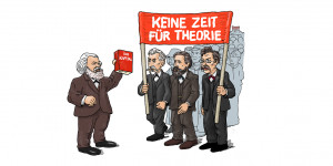 Beitragsbild des Blogbeitrags „Die zunehmende Diskrepanz zwischen Marx‘ theoretischen Erkenntnissen und der tagespolitisch tätigen Arbeiterbewegung“ 