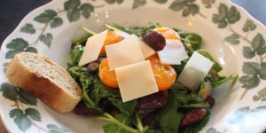Beitragsbild des Blogbeitrags Königlicher Salat mit Steirischen Käferbohnen 