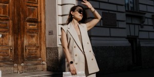 Beitragsbild des Blogbeitrags How To Wear: The Sleeveless Blazer 