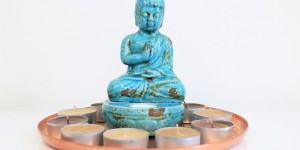 Beitragsbild des Blogbeitrags Decorate: blauer Buddha 