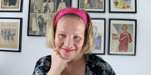 Beitragsbild des Blogbeitrags Rautenmuster knüpfen für ein DIY Makramee Haarband