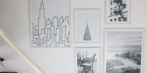 Beitragsbild des Blogbeitrags New York Bilderwand mit DIY Skyline