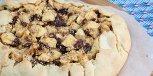 Beitragsbild des Blogbeitrags Apfel Mandel Galette 