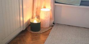 Beitragsbild des Blogbeitrags bemalte Glaswindlichter