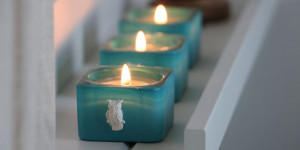 Beitragsbild des Blogbeitrags frische Interieur Deko: DIY Eulenteelichter