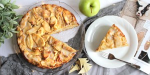 Beitragsbild des Blogbeitrags Saftiger Apfelkuchen