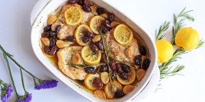 Beitragsbild des Blogbeitrags Mediterranes Zitronenhuhn 