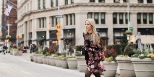 Beitragsbild des Blogbeitrags FASHION: FLORAL DRESS x NEW YORK STREETSTYLE 