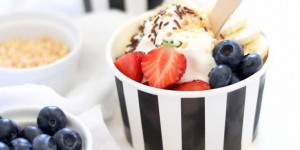 Beitragsbild des Blogbeitrags summer special #2: homemade frozen yogurt