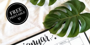 Beitragsbild des Blogbeitrags 2020 - MONATSKALENDER - PLANEN UND ORGANISIEREN - FREE DOWNLOAD - DAS ORIGINAL