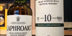 Beitragsbild des Blogbeitrags Laphroaig 10yo Cask Strength #012