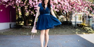 Beitragsbild des Blogbeitrags Love is in the Air – Mein Brautjungfernkleid in marineblau 