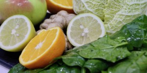 Beitragsbild des Blogbeitrags Grüner „Bleib-gesund-Smoothie“ für dein Immunsystem 