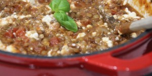 Beitragsbild des Blogbeitrags Rezept – Linseneintopf mit Feta