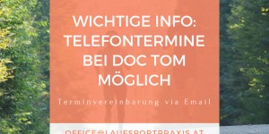 Beitragsbild des Blogbeitrags Telefontermine & Skype mit Doc Tom 