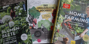 Beitragsbild des Blogbeitrags Blumenbeete, Hochbeet & Home Farming –  Drei Bücher für Gartenliebhaber 