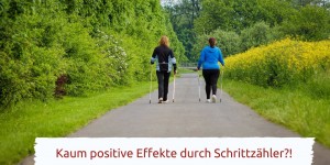 Beitragsbild des Blogbeitrags Kaum positive Effekte durch Schrittzähler?!