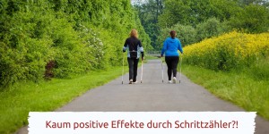 Beitragsbild des Blogbeitrags Kaum positive Effekte durch Schrittzähler?! 