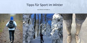 Beitragsbild des Blogbeitrags Tipps für Outdoor-Training und Sport im Winter