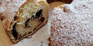 Beitragsbild des Blogbeitrags Sweet Friday! Topfen-Powidl-Germstrudel 