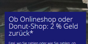 Beitragsbild des Blogbeitrags Deutsche Visa Karten mit 2 % Cashback bis 6.4.2021