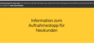 Beitragsbild des Blogbeitrags Renault Bank direkt: Keine Neukunden mehr!