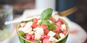 Beitragsbild des Blogbeitrags Wassermelone & Feta 