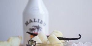 Beitragsbild des Blogbeitrags 2in1: Dessert und Sommercocktail mit Kokosmilch 