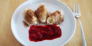 Beitragsbild des Blogbeitrags Vegane Apfelnockerl [Rezept] 
