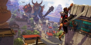 Beitragsbild des Blogbeitrags Im PS4-Actiontitel Extinction von Iron Galaxy überlebt nicht jeder die Monsterinvasion – und das ist gut so 