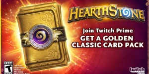 Beitragsbild des Blogbeitrags Twitch Prime members, get a Golden Classic Card pack in Hearthstone!