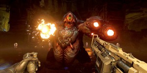 Beitragsbild des Blogbeitrags So wird das Dämonenschnetzeln im heute erscheinenden Doom VFR mit dem PS VR-Ziel-Controller richtig immersiv 