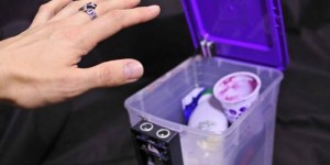 Beitragsbild des Blogbeitrags Automatic trash can optimized for battery life 