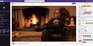 Beitragsbild des Blogbeitrags Over 39,000 People Watching Overwatch Director Sit In Front Of Fireplace For Christmas Eve 