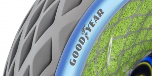 Beitragsbild des Blogbeitrags Goodyear Creates Oxygene 3D Printed Concept Tire to Improve Air Quality 