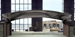 Beitragsbild des Blogbeitrags MX3D’s 3D Printed Steel Bridge Becomes “Living Laboratory” with Sensor Network