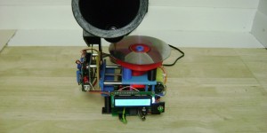 Beitragsbild des Blogbeitrags MP3 player “reads” CDs like a vintage Victrola
