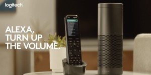 Beitragsbild des Blogbeitrags Logitech Harmony: Einfachere Sprachbefehle für Amazon Alexa 