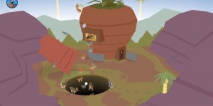 Beitragsbild des Blogbeitrags Donut County Review: Pit Falls 